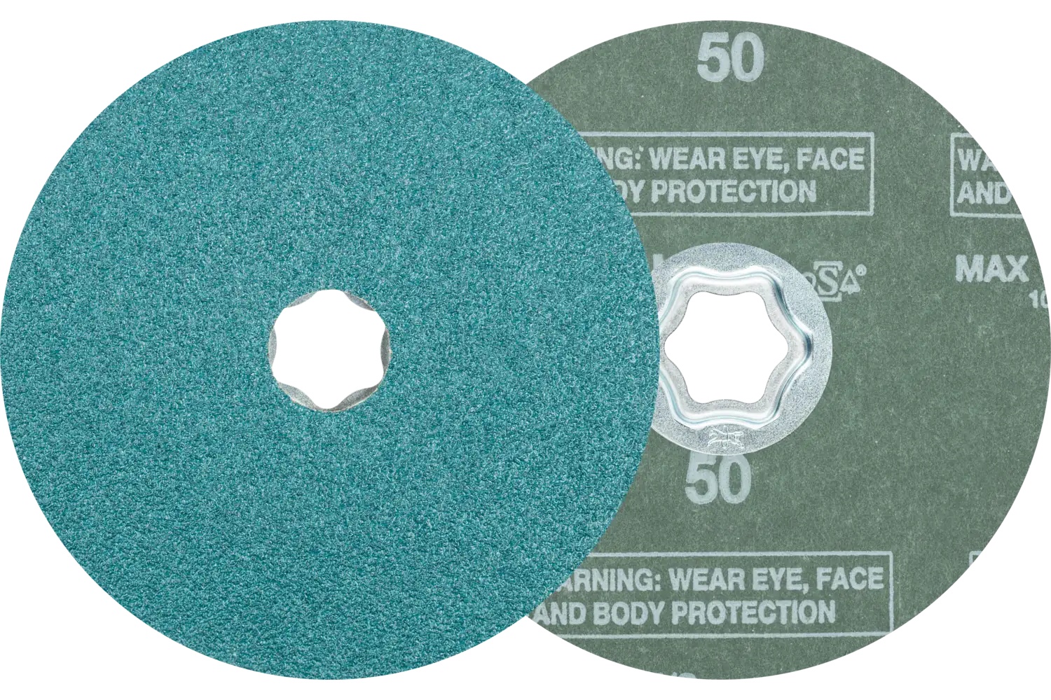 Picture of Pferd Combiclick® Fiber Disc, 5" Dia, 50 Grit, Zirconia alumina